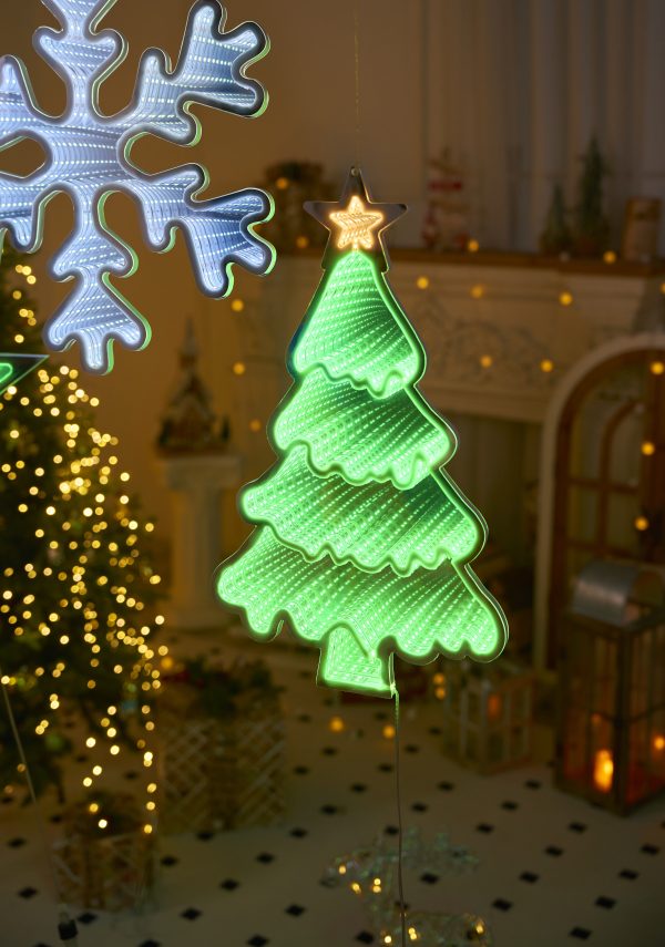 Фигура светодиодная обрамление рождественской елки 5 ватт разноцветный