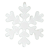 Светодиодная новогодняя фигура снежинка белый